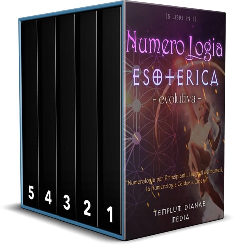 "Numerologia Esoterica Evolutiva" 5 libri in 1 è il manuale più completo sui numeri e la numerologia caldea, clicca per scoprire di più!