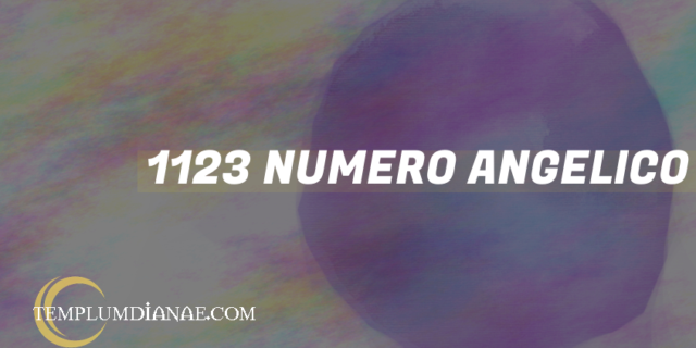 1123 Numero angelico