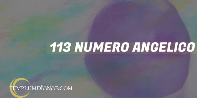 113 Numero angelico