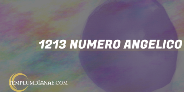 1213 Numero angelico