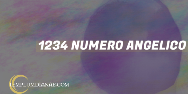 1234 Numero angelico