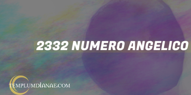 2332 Numero angelico