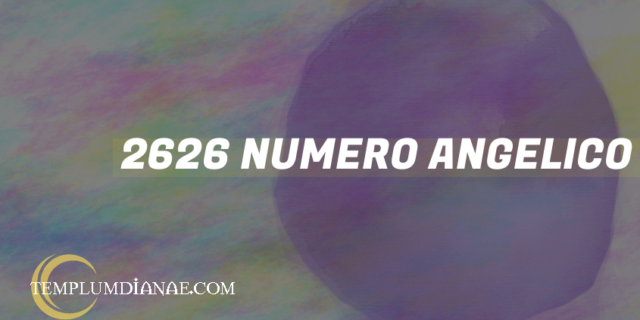 2626 Numero angelico