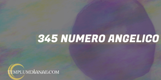 345 Numero angelico