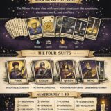 minor arcana meanings infographic