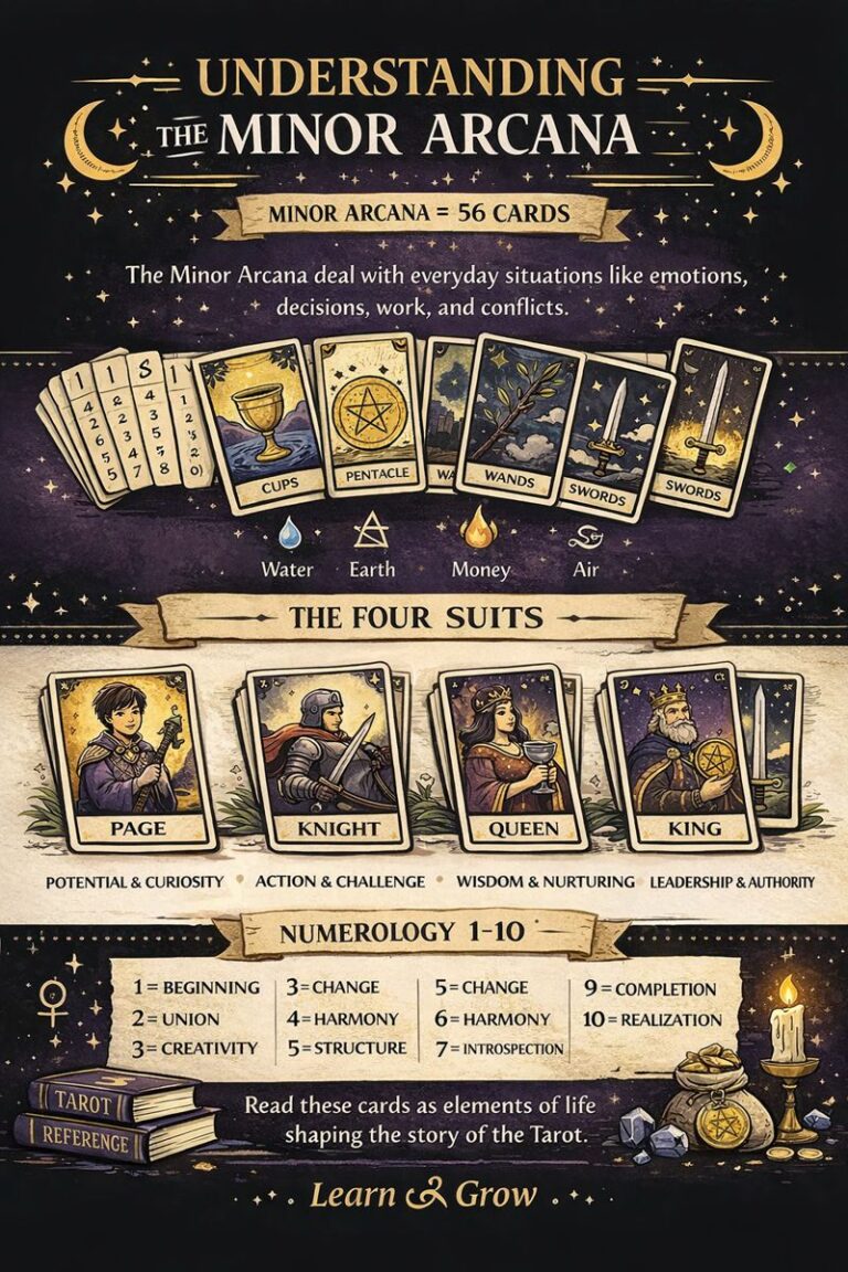 minor arcana meanings – complete guide
