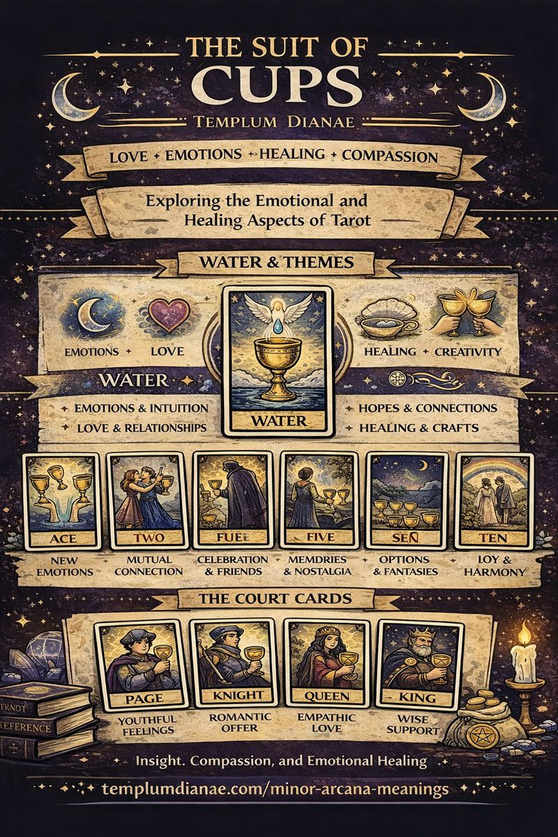 suit of cups meaning infographic