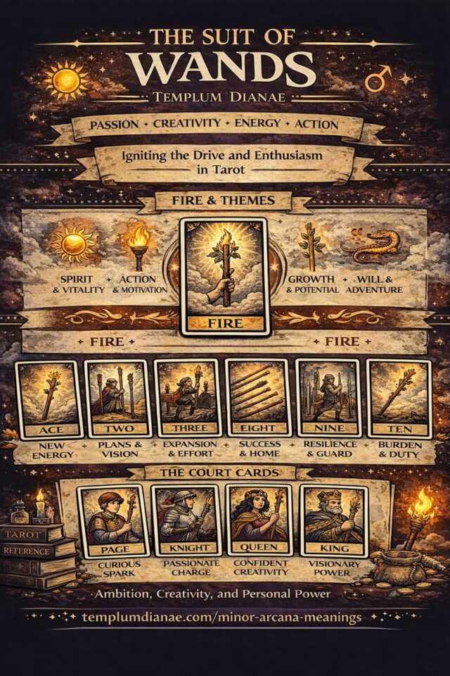 suit of wands meaning infographic