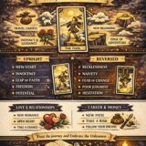 the fool card meaning infographic