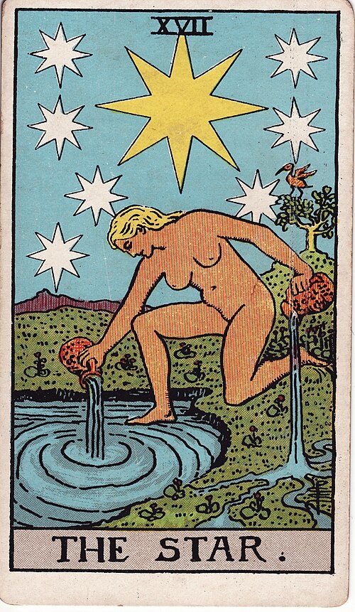 The Star tarot card from the Rider-Waite-Smith deck