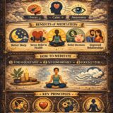 what is meditation infographic