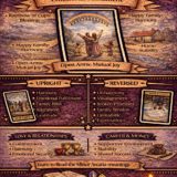 10 of cups card meaning infographic cheat sheet