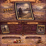 8 of cups card meaning infographic cheat sheet