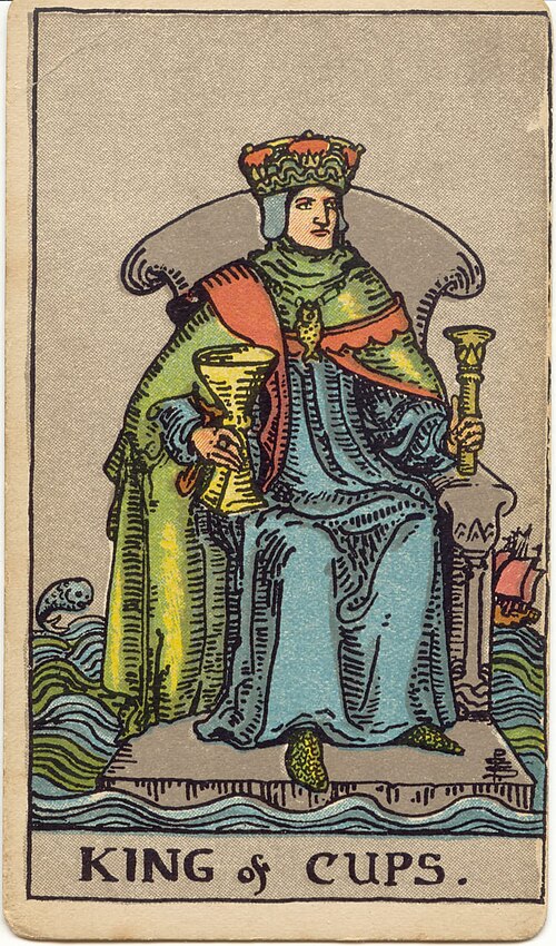 King of Cups tarot card from the Rider-Waite-Smith deck