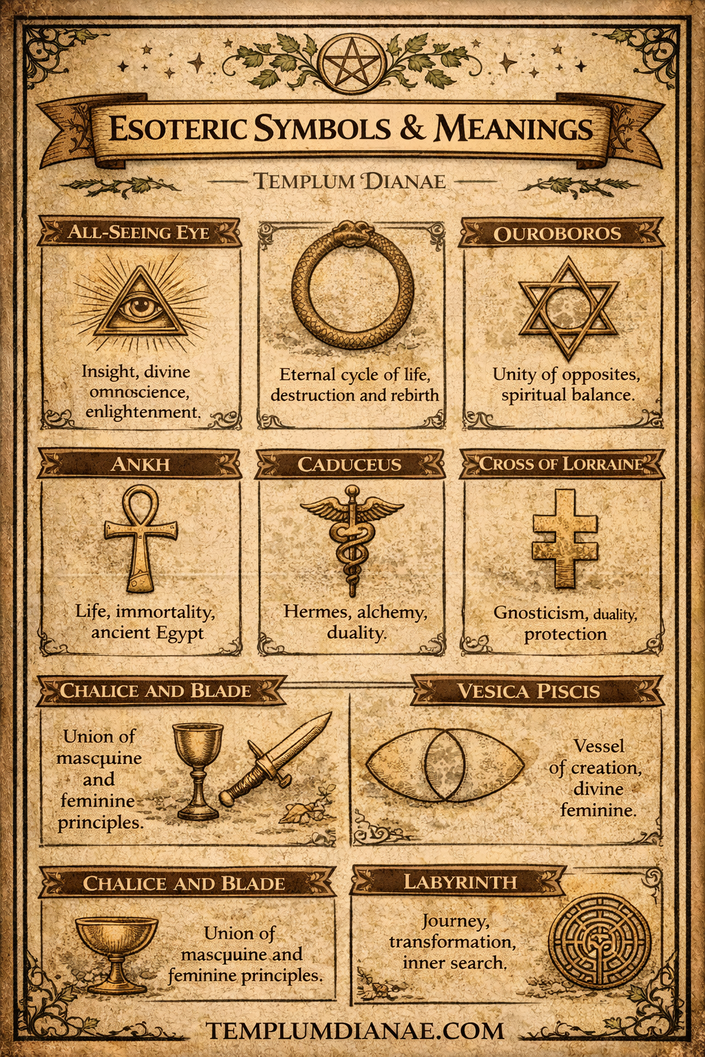 Esoteric symbols and meanings – complete guide