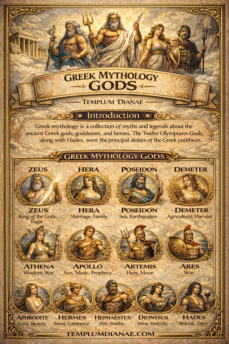 Greek Mythology Gods and Goddesses: the complete guide