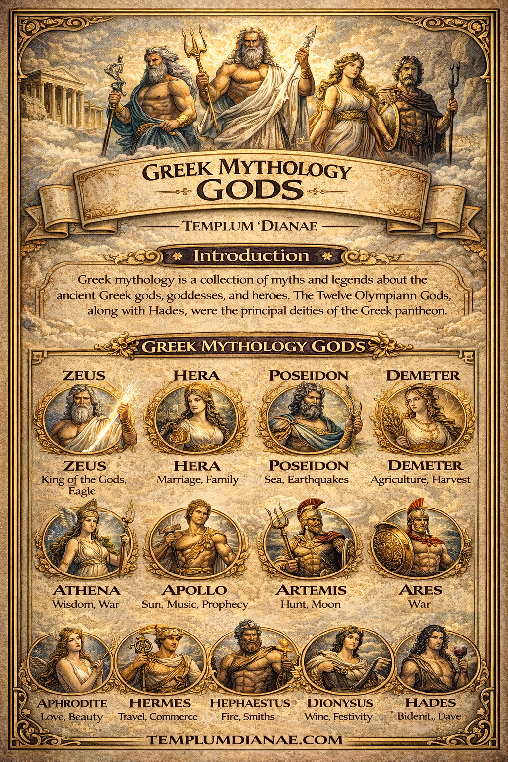 Greek Mythology Gods and Goddesses: the complete guide