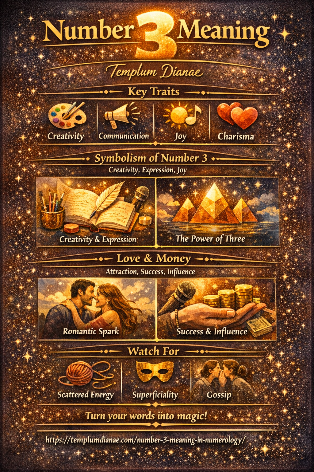 Number 3 meaning in Numerology – complete Guide