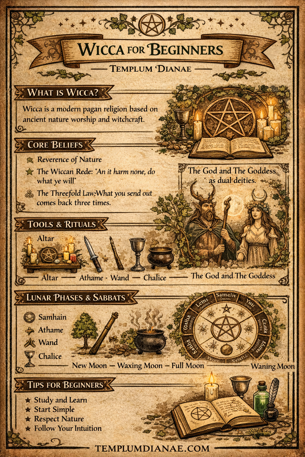 Wicca symbols and meanings complete guide