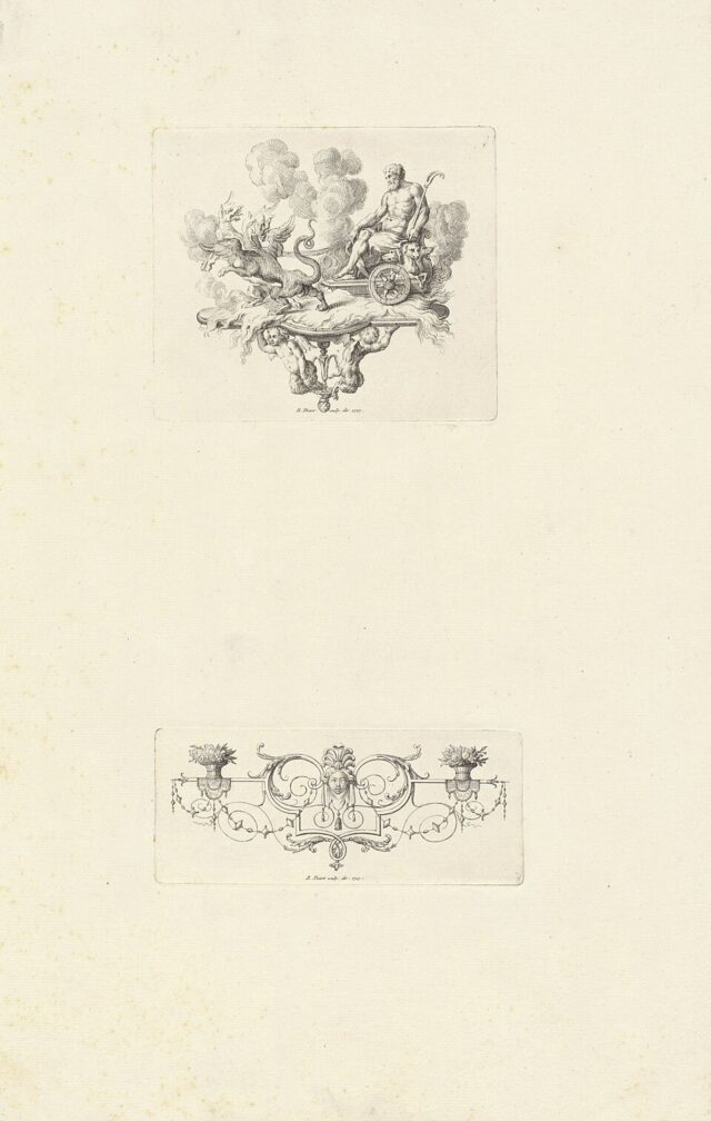 Pluto god of the underworld with Cerberus, historical engraving illustrating Pluto's mythological meaning in astrology