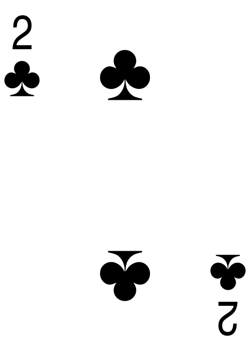 2 of Clubs Meaning in Cartomancy: Playing Cards, Sibilla