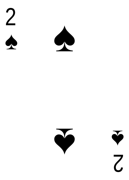2 of Spades Meaning in Cartomancy: Playing Cards, Sibilla