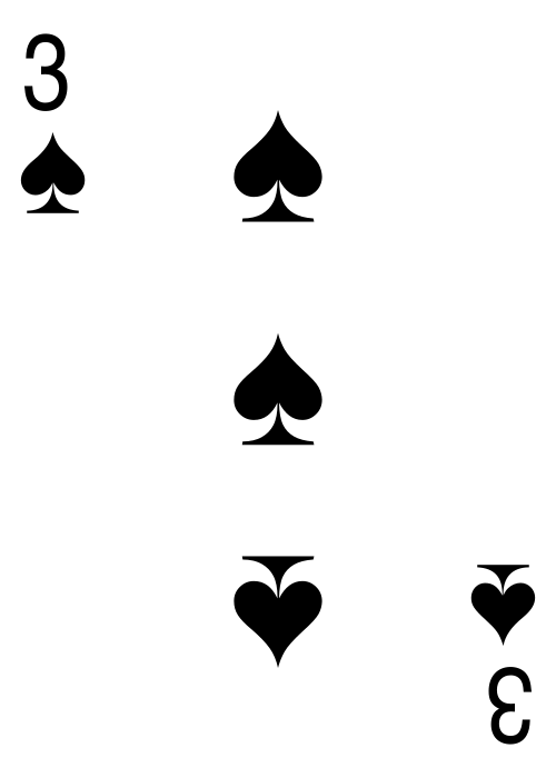 3 of Spades Meaning in Cartomancy: Playing Cards, Sibilla