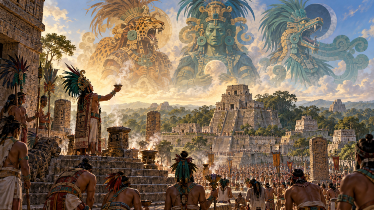Ancient Maya City of Caracol Reveals a Religion Built Around Three Tutelary Gods