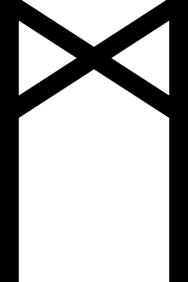 Mannaz Rune Meaning: Elder Futhark Mannaz rune symbol