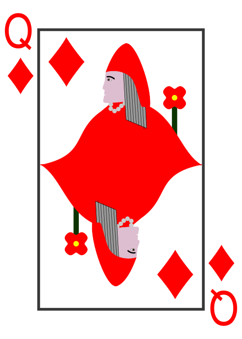 Queen of Diamonds Meaning in Cartomancy: Playing Cards, Sibilla & Lenormand