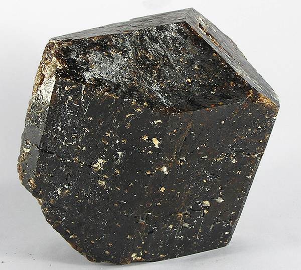Natural dark brown dravite tourmaline crystal from Western Australia illustrating dravite meaning and properties