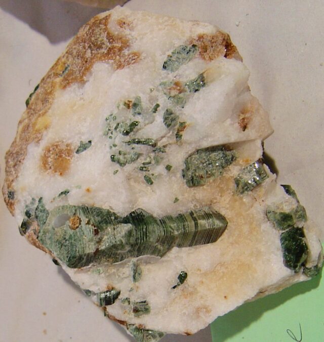 Natural diopside mineral crystal specimen illustrating diopside meaning and properties
