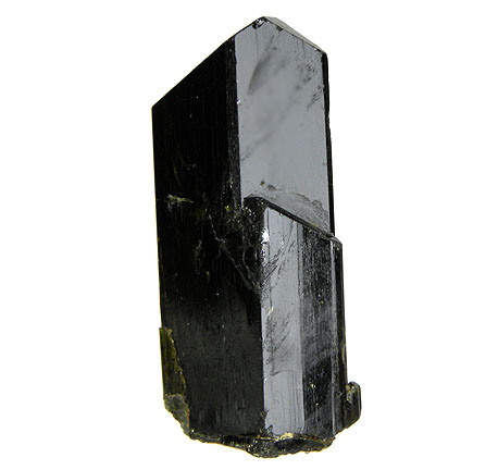 Natural green epidote mineral crystal specimen, epidote meaning and properties
