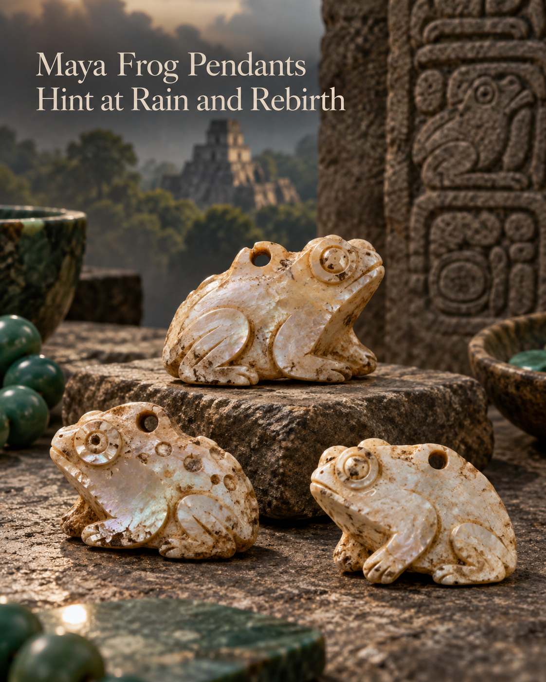 Tiny Maya Frog Pendants Link Rain, Rebirth and Ancient Trade Networks