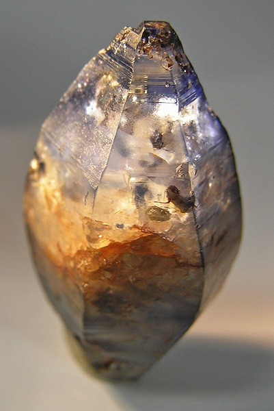 Natural blue sapphire corundum crystal from Ratnapura Sri Lanka