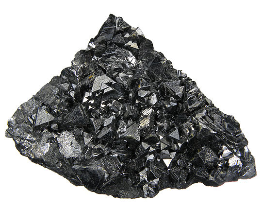 Natural black sphalerite zinc sulfide crystal specimen from Idarado Mine Colorado