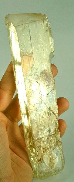 Natural spodumene mineral crystal specimen from Nuristan Afghanistan