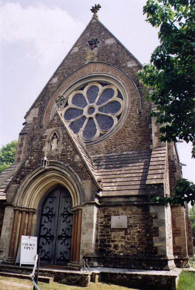 Exterior of St Mary's Church in Itchen Stoke, Hampshire, whose labyrinth floor is being studied